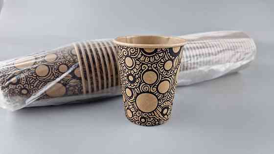 Стакан паперовий 175 мл "Авангард KRAFT" Маестро (50 шт.) Харків