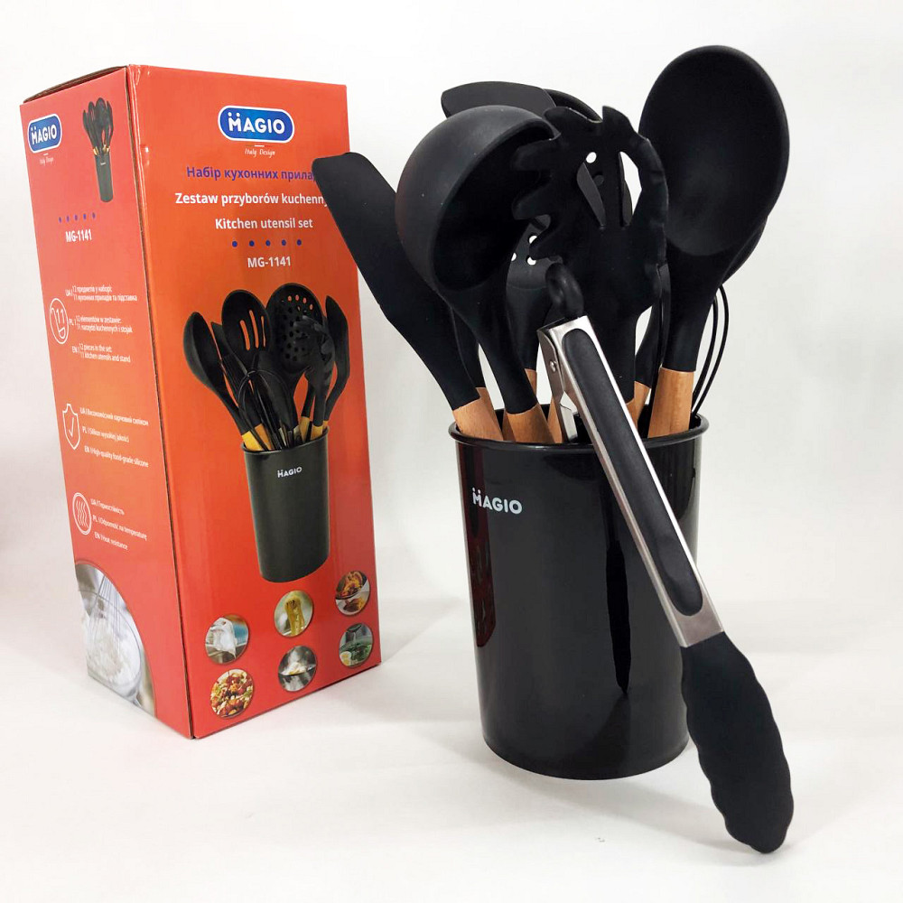 Набір кухонний універсальний, Стильний кухонний набір із силікону ніж універсальний LC-35 Львів - фото 12