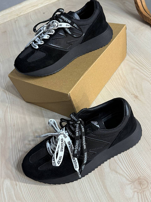 Кросівки жіночі Hengji 23-1 комбіновані замша з сіткою подвійний шнурок чорні, 41, 25,5 см Київ - фото 1