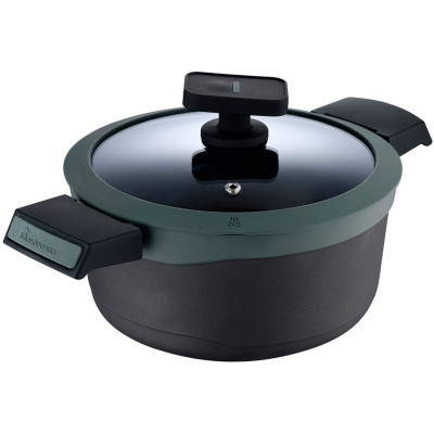 Каструля MasterPro Gastro Reeco з кришкою 4,7 л (BGMP-8107) Вінниця - фото 1