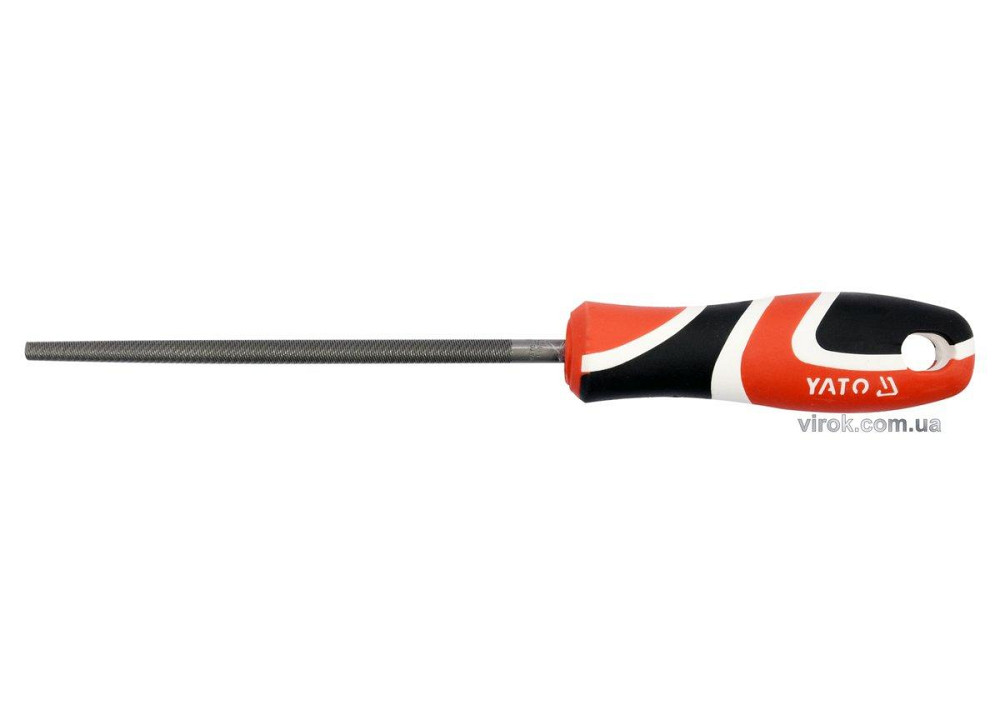 Напильник по металу YATO, круглий l=150 мм, #3 [20/80] Одеса - фото 1