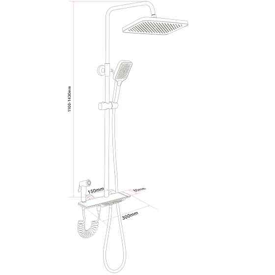 Душова система Globus Lux GAMMA  GLGM-3002 Луцк