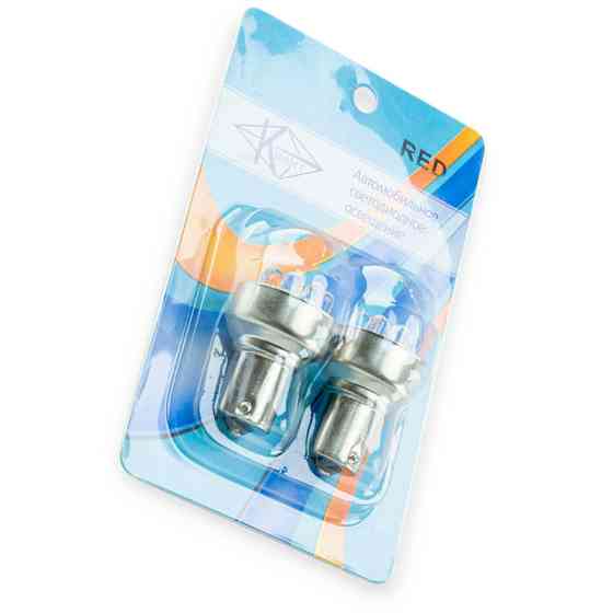 Автолампа А 12-21 RED 9 диод светодиодная Мукачево