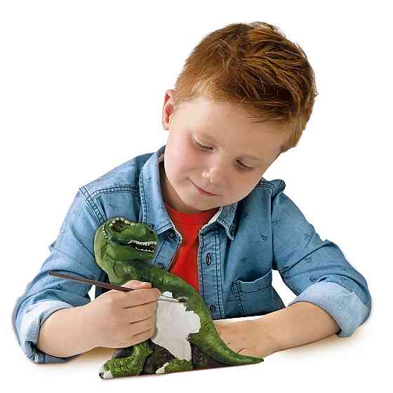 Набір для створення гіпсової фігурки - Ті-Рекс зі скелетом Дніпро