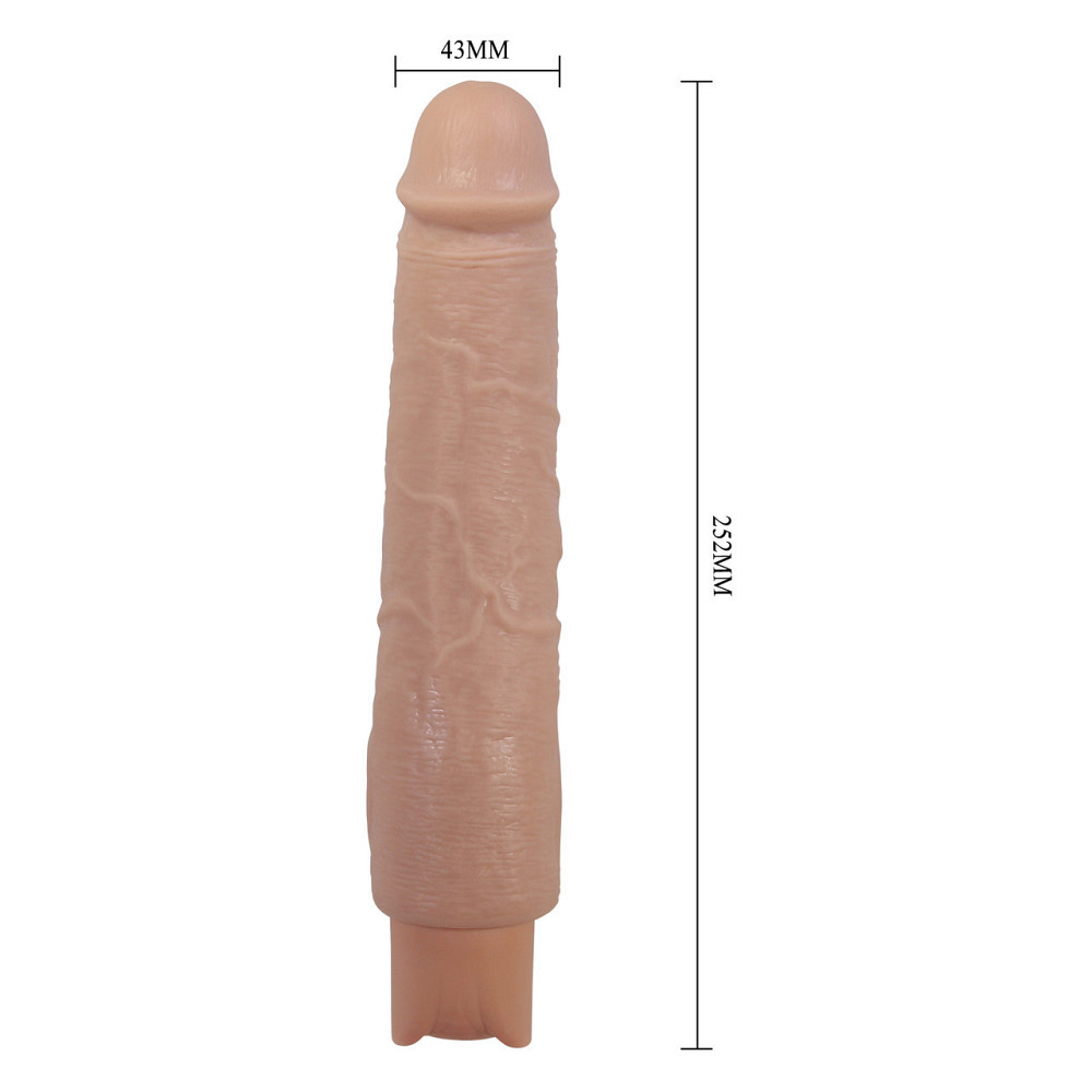 Реалистичный вибратор - Pretty Love Soren Realistic Vibrating Dildo Flesh Sex Aura Киев - изображение 9