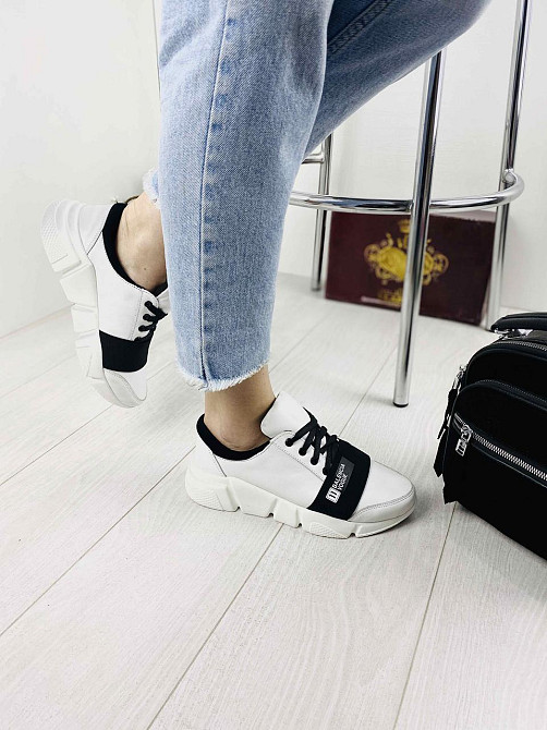 VLADEKS Кросівки жіночі VLADEKS 1074 білі (весна-осінь, шкіра натуральна) (3182) Коломыя - изображение 6