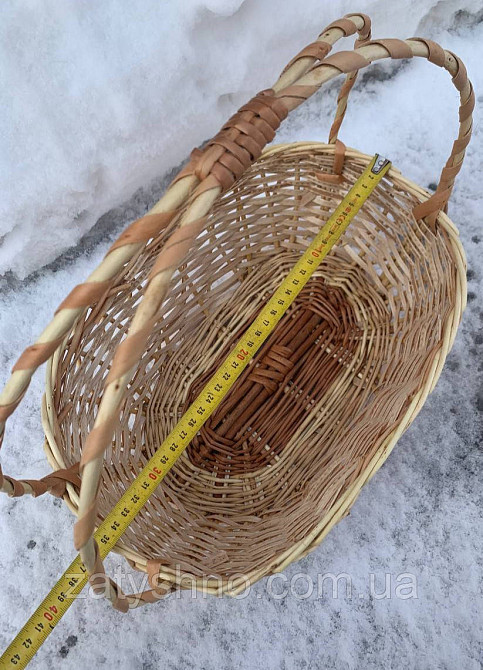 Корзина плетеная с ручкой Киев - изображение 6