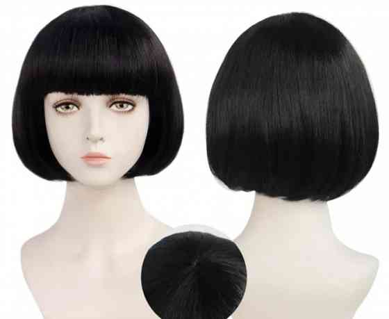 Перука Каре (чорний) Вінниця