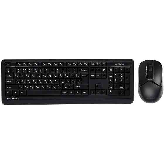 Комплект (клавіатура, миша) бездротовий A4Tech FG1012S Black/Grey Сірий Харків