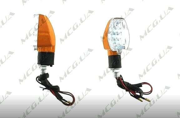 Поворот світлодіодний, човник (15 LED, золото, біле скло, алюміній) Мукачево - фото 1