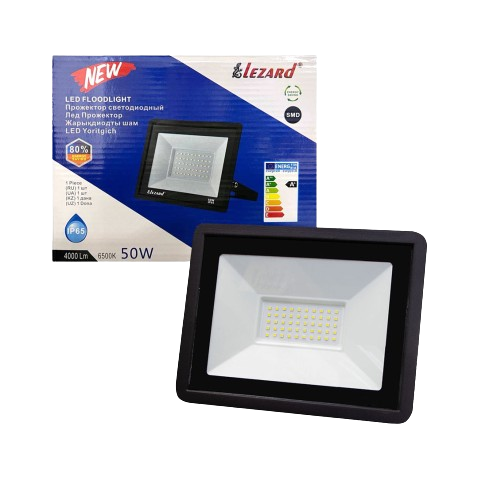 LED Прожектор 50W 6500К 4000Lm PAL6550N Лезард Житомир - изображение 1