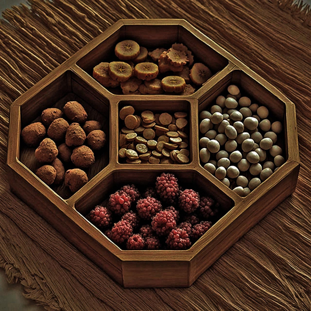 Менажница деревянная 