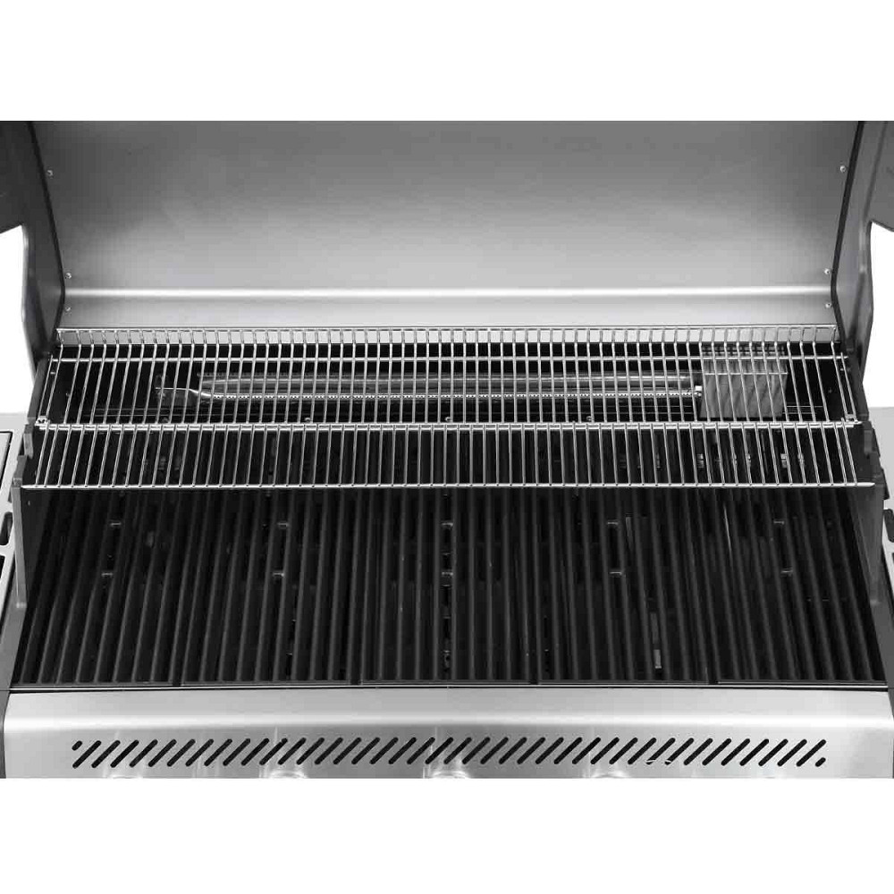 Газовий гриль SANTOS S-518, з бічним і заднім пальниками, нержавіюча сталь 890604 Код: 010959 Рівне - фото 5