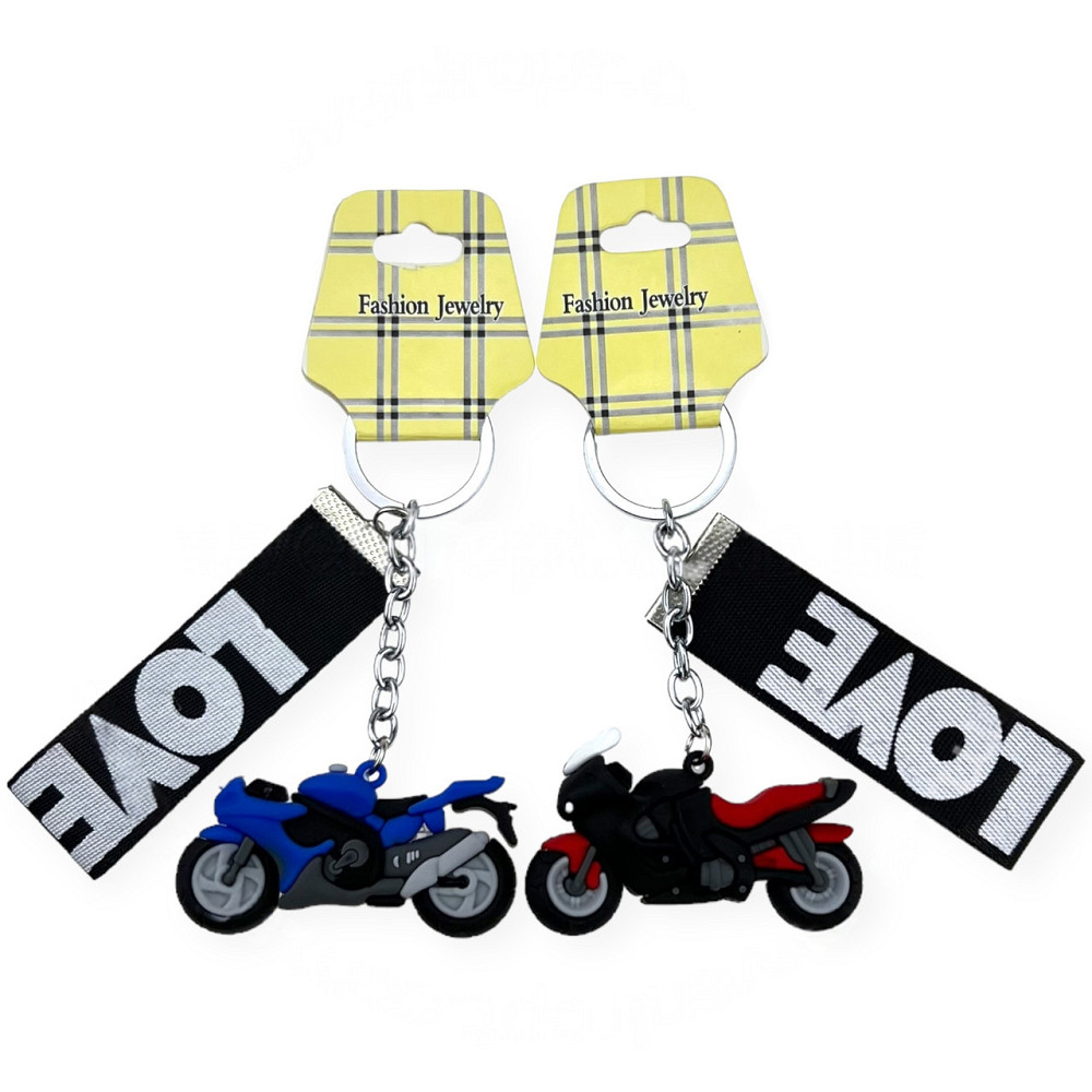 Брелок для ключів гумовий Мотоцикл Київ - фото 1