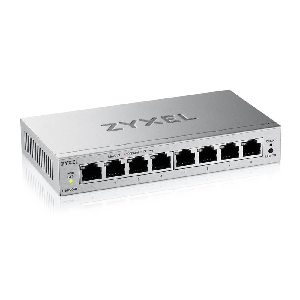 Коммутатор ZYXEL GS1200-8 v3 (GS1200-8V3-EU0101F) ( 24849 ) Харків - фото 3