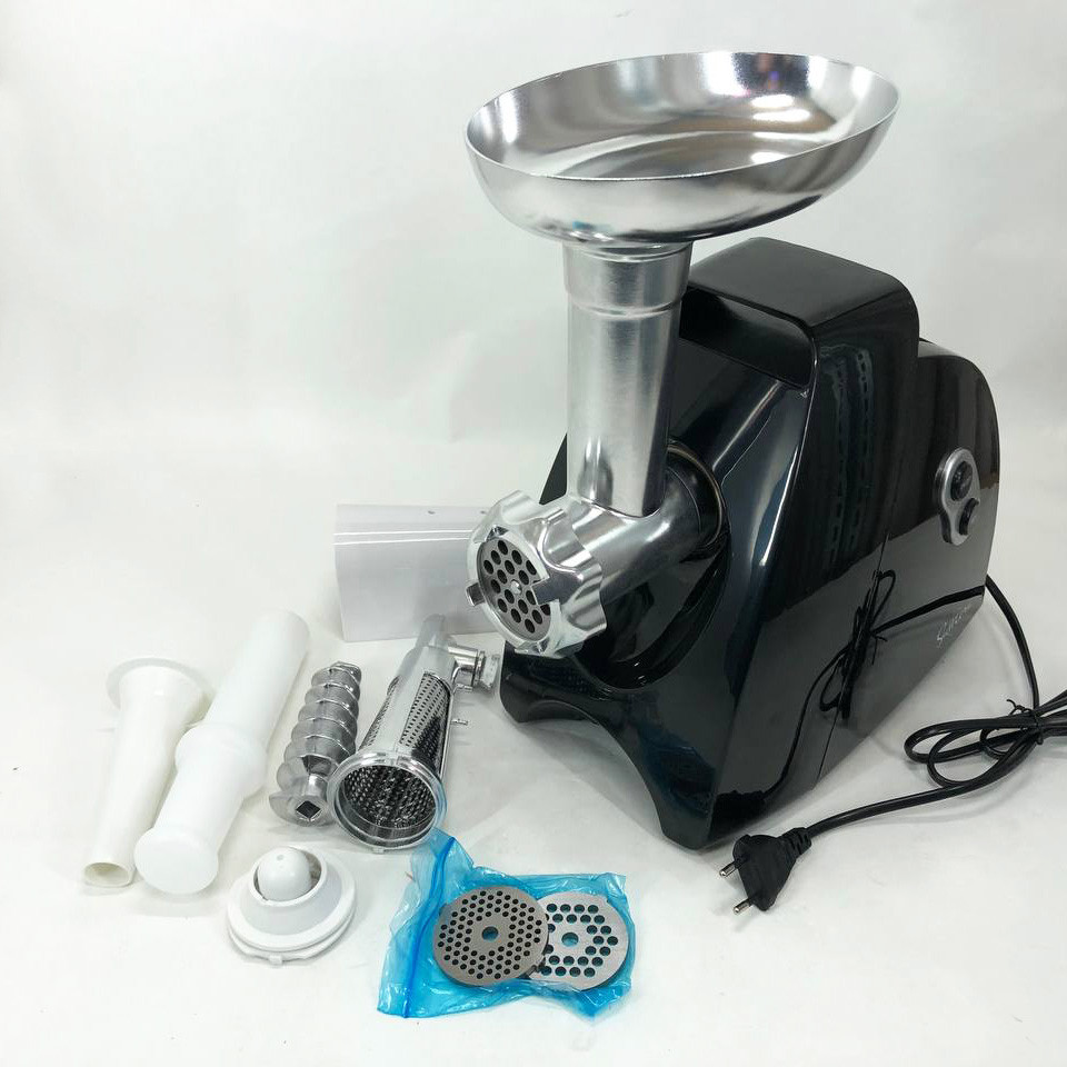 Электромясорубка 5 насадок Suntera, Мощная мясорубка многофункциональная 2 скорости MQ-15 Львов - изображение 12