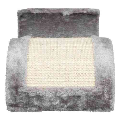 Дряпка-хвиля Trixie Wave для котів плюш/сизаль сіра 29x18x50 см Київ