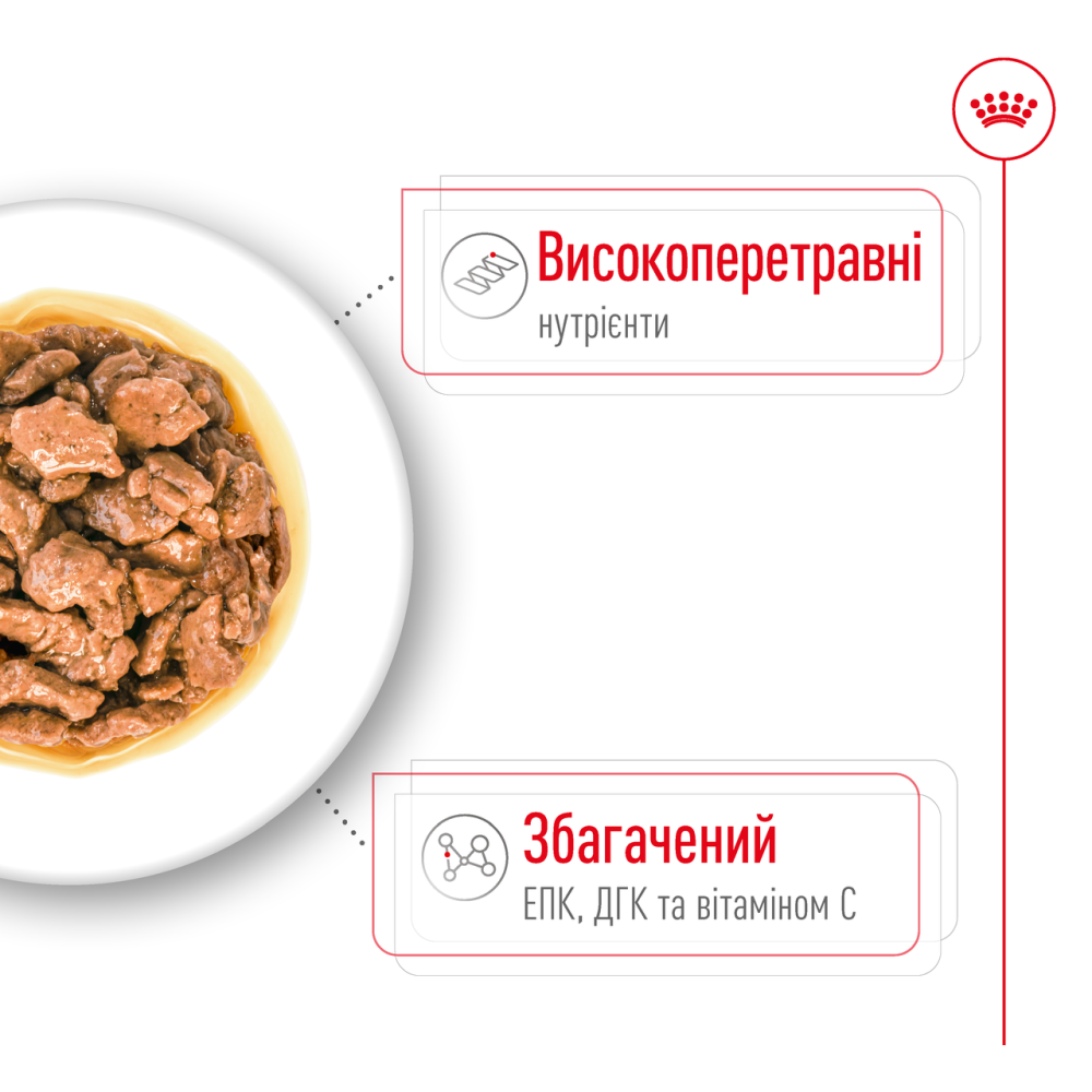 Вологий корм для дорослих собак ROYAL CANIN XSMALL ADULT IN GRAVY 0.085 кг Київ - фото 3
