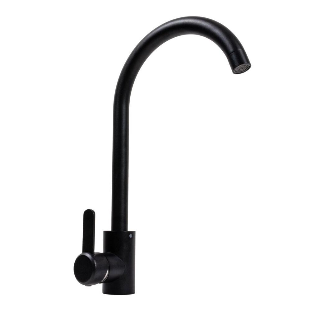 PLATINUM Кухонний змішувач VALESO 7990 NEST Чорний матовий Киев - изображение 3