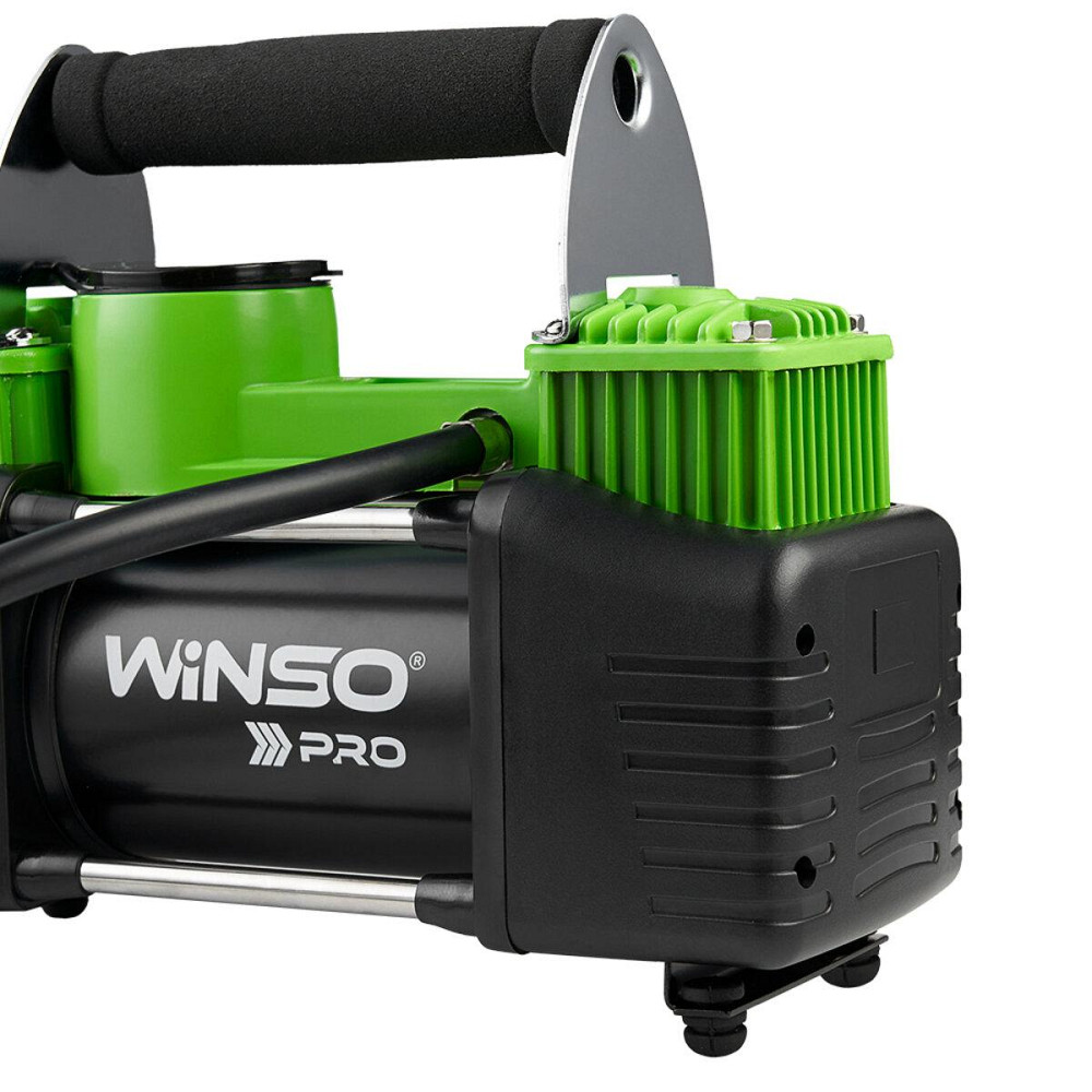 Компрессор автомобильный Winso Pro Heavy Duty 12В, 10 Атм, 90 л/мин с зажимами АКБ 136000 Киев - изображение 3