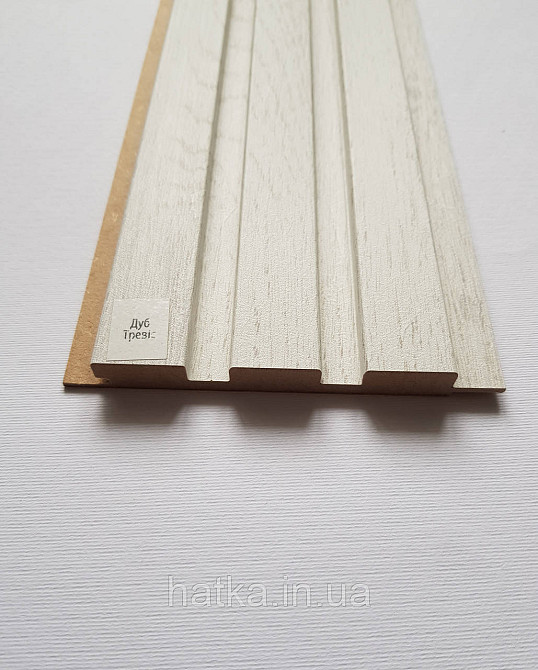 Стеновая реечная панель МДФ 117х12х2800 мм Дуб тревис СП12117-3 Киев - изображение 3