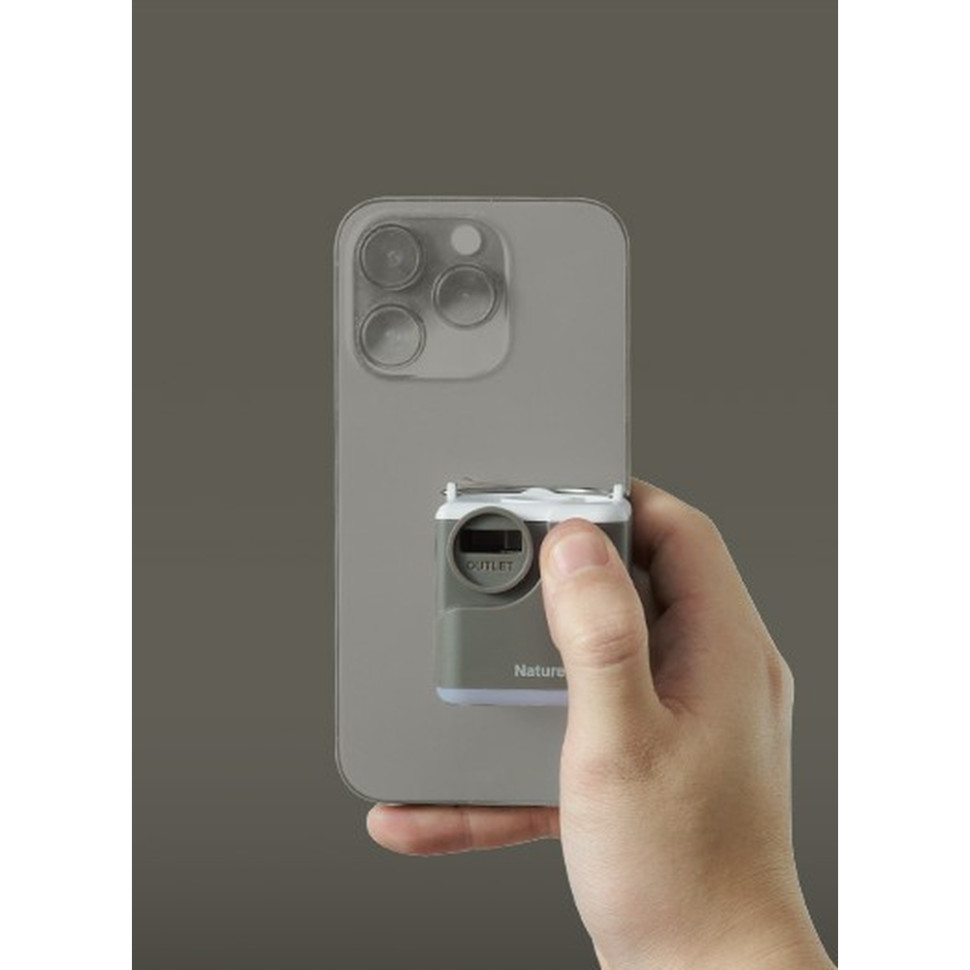 Багатофункціональний повітряний насос-ліхтар Naturehike CNK2550ZM012, зелений Київ - фото 4