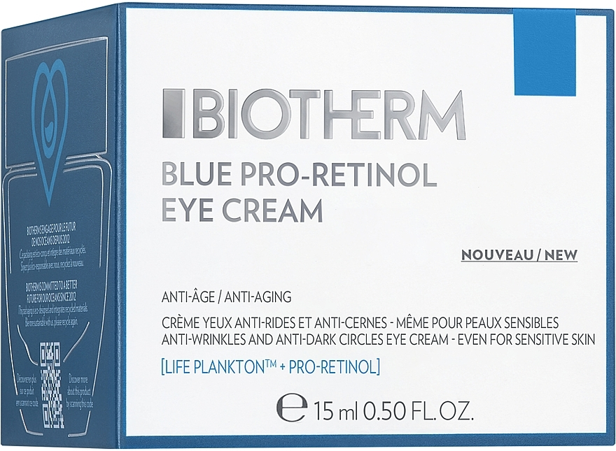 Крем для кожи вокруг глаз Biotherm Blue Pro-Retinol Eye Cream 15ml Славянск - изображение 2