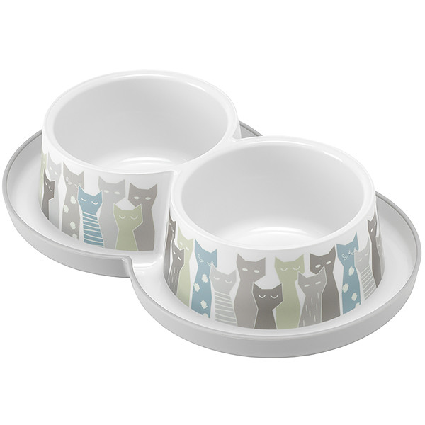 Moderna Double Trendy Dinner Maasai МОДЕРНА МАСАЇ подвійна миска для котів, 2х350мл Київ - фото 1