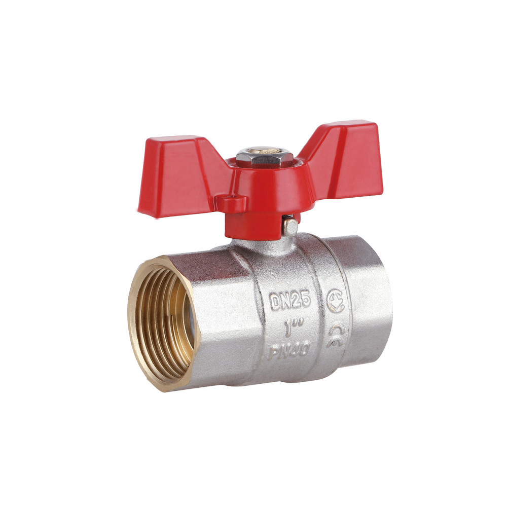 Кран кульовий Thermo Alliance Standart 1" ВР для води (метелик) SD602NW25PN40 Київ - фото 8