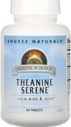 Теанин Source Naturals Theanine Serene 60 таб Киев