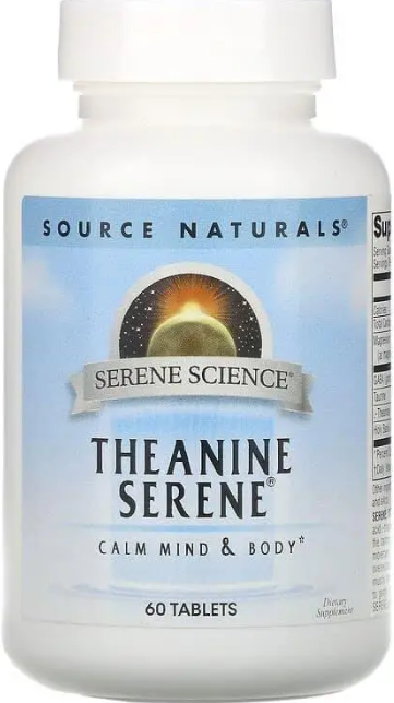 Теанин Source Naturals Theanine Serene 60 таб Киев - изображение 1