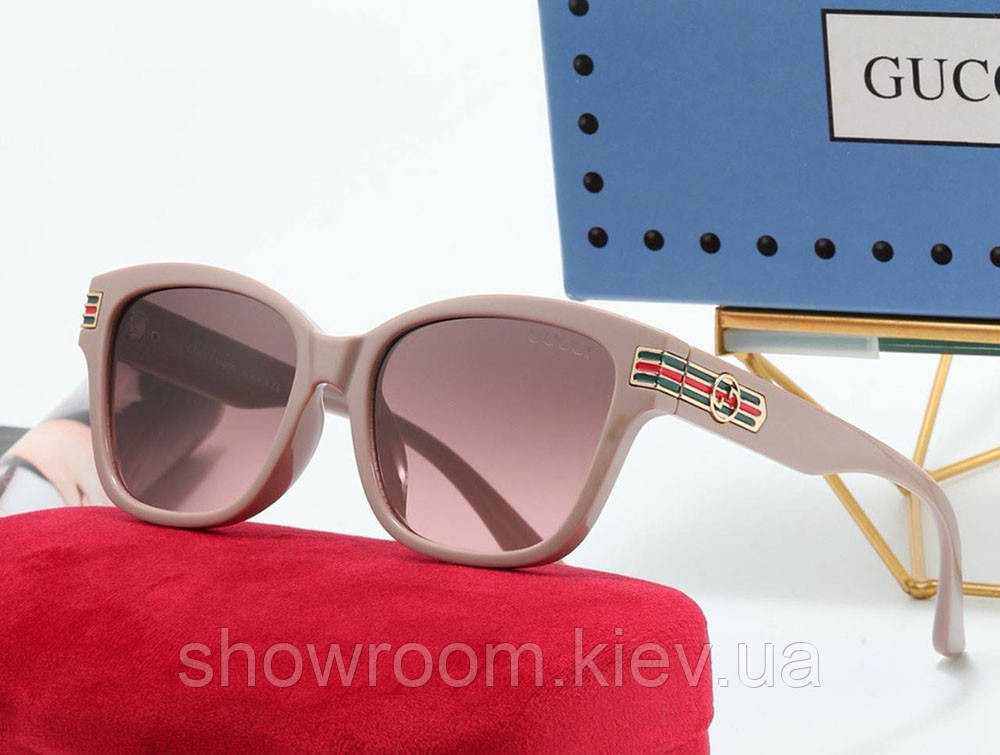 Жіночі модні окуляри від сонця GG (9642) powder Київ - фото 1