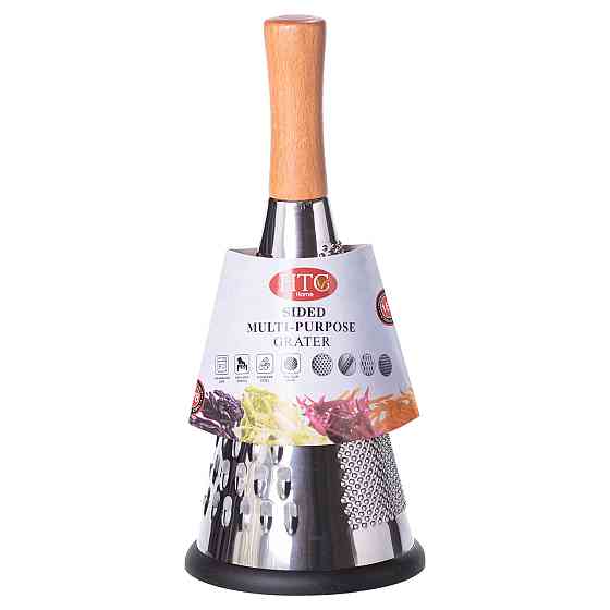 Ding Lanfang Конусна тристороння ручна тертка з нержавіючої сталі з дерев'яною ручкою HP-8-2 Коломия