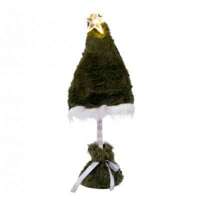 Новорічна фігурка Novogod`ko Ялинка зелена, хутряна, 37см, LED (974630) Вінниця