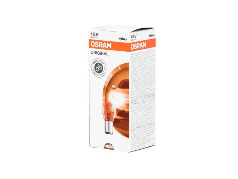 Указательная лампа накаливания OSRAM 2357A P30/8W Amber 12V BAY15d 10X5 Харків - фото 3