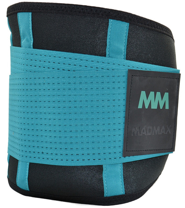 Пояс компресійний MadMax MFA-277 Slimming belt Black/turquoise L Кам'янське - фото 9