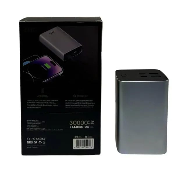 Внешний аккумулятор (power bank) 30000мАч 22,5Вт KP KPG-312 Киев - изображение 7