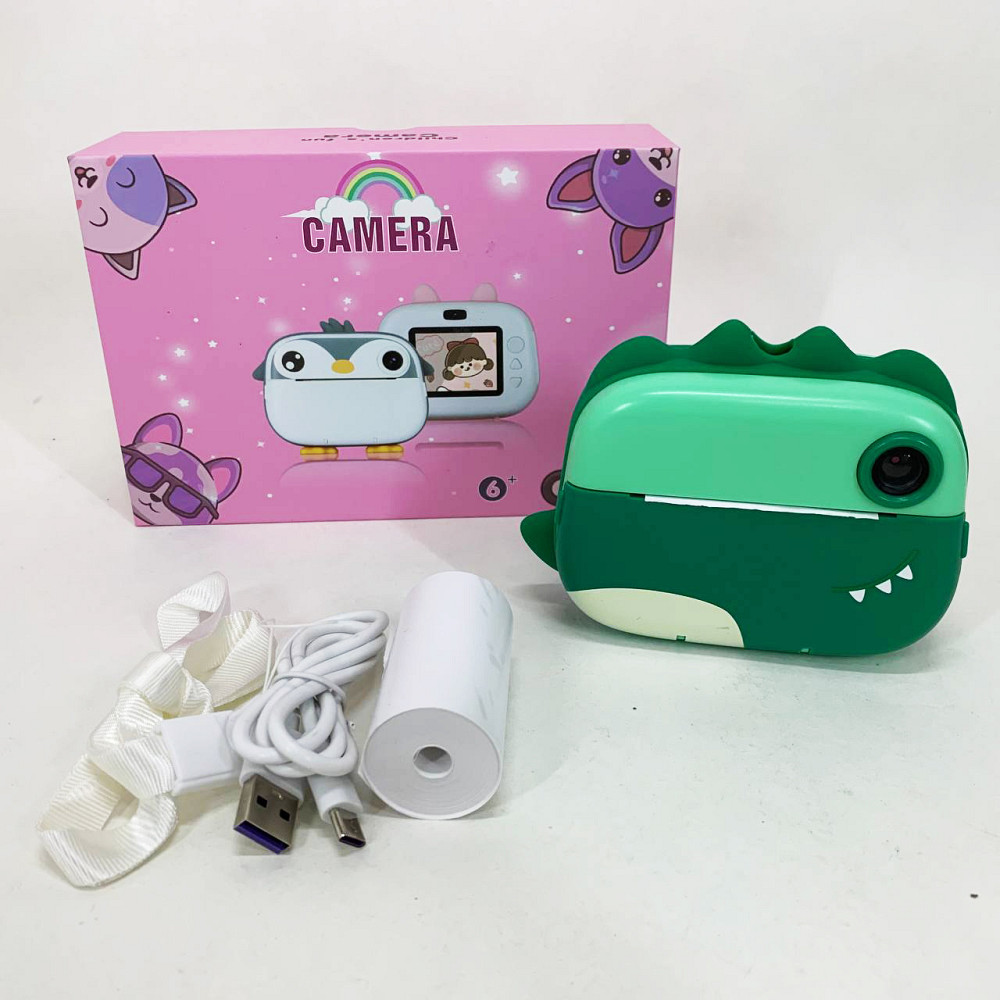 Фотопринтер дитячий, Миттєвий друк знімків, Дитячий миттєвий фотоапарат, Фотоапарат для маленьких дітей GP-56 Івано-Франківськ - фото 1