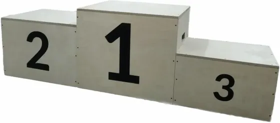 Тренажер Podium sportowe 3-stopniowe Drużynowe UNDERFIT składane | ANTYPOŚLIZG Киев