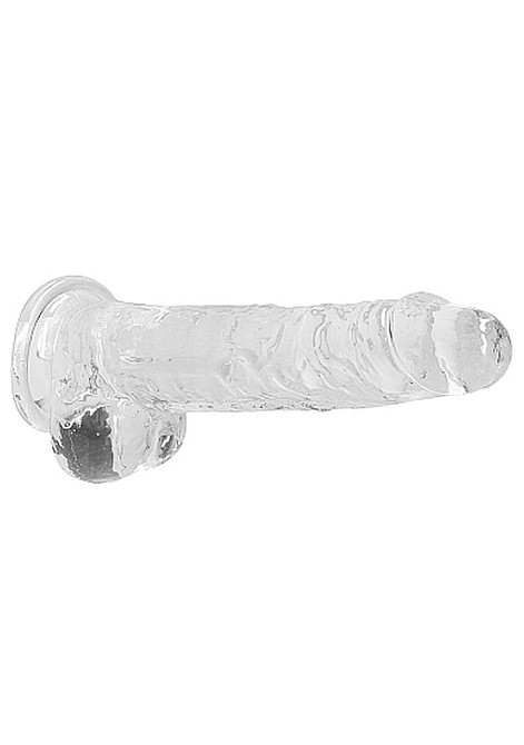 Фалоімітатор - Realrock Dildo 8" Transparent Sex Aura Київ - фото 4