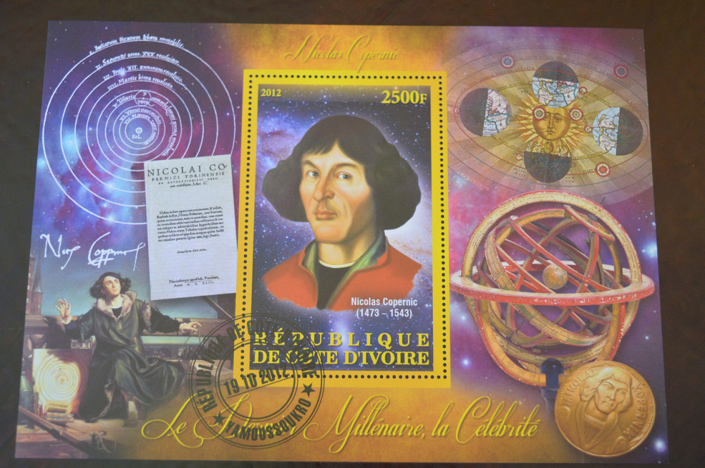 Кот-д'Івуар. История. Личности. Блок. 2013 рік (Б-1) Полтава - фото 1