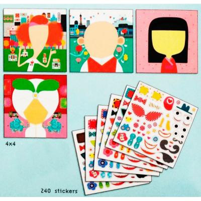 Набор для творчества Djeco Наклейки Каламбур 200 шт (DJ08934) Винница - изображение 3