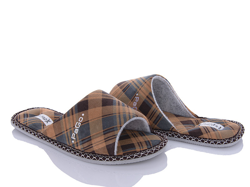 Хатні капці чоловічі відкриті носок тм PaGo mod: Карта Одеса - фото 6