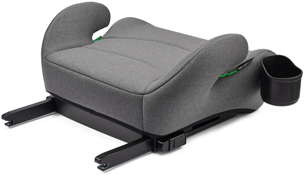 Бустер автокрісло Velano Primo i-Size 125-150 см Isofix + підстаканник Сірий Київ - фото 12