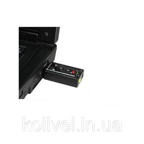 Звукова плата USB, Virtual 7.1 Channel, RTL (B00650) Київ - фото 5