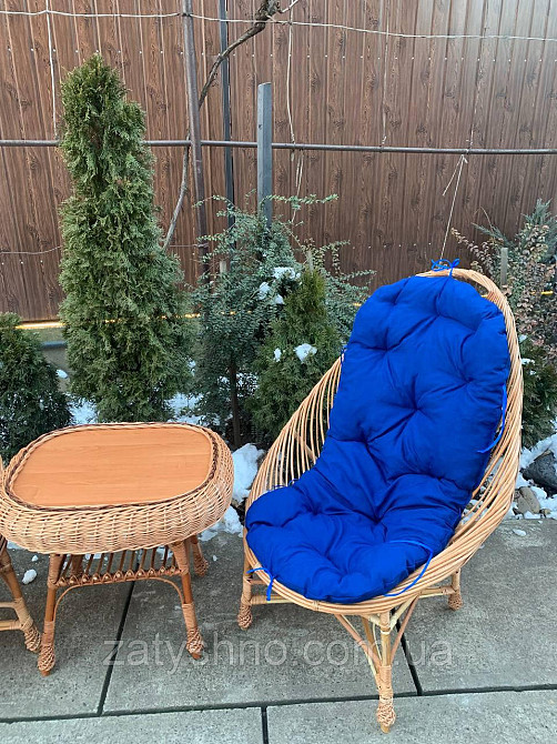 Мебель плетеная, с накидками, комплект Киев - изображение 5