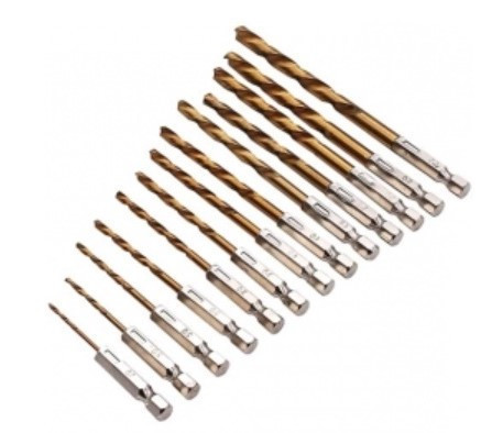 Набор сверл HSS 1.5-6.5 мм для шуруповерта, 13 шт Винница - изображение 2