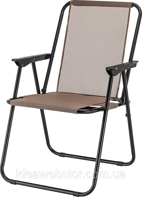 Розкладне туристичне крісло Outtec Breeze Textilene коричневий Київ - фото 8