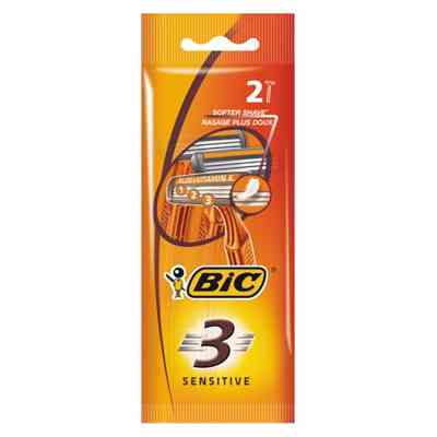 Бритва Bic 3 Sensitive 2 шт. (3086123221673) Винница