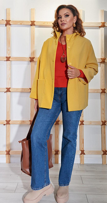 Пальто комфортного силуєта (50) Київ - фото 2